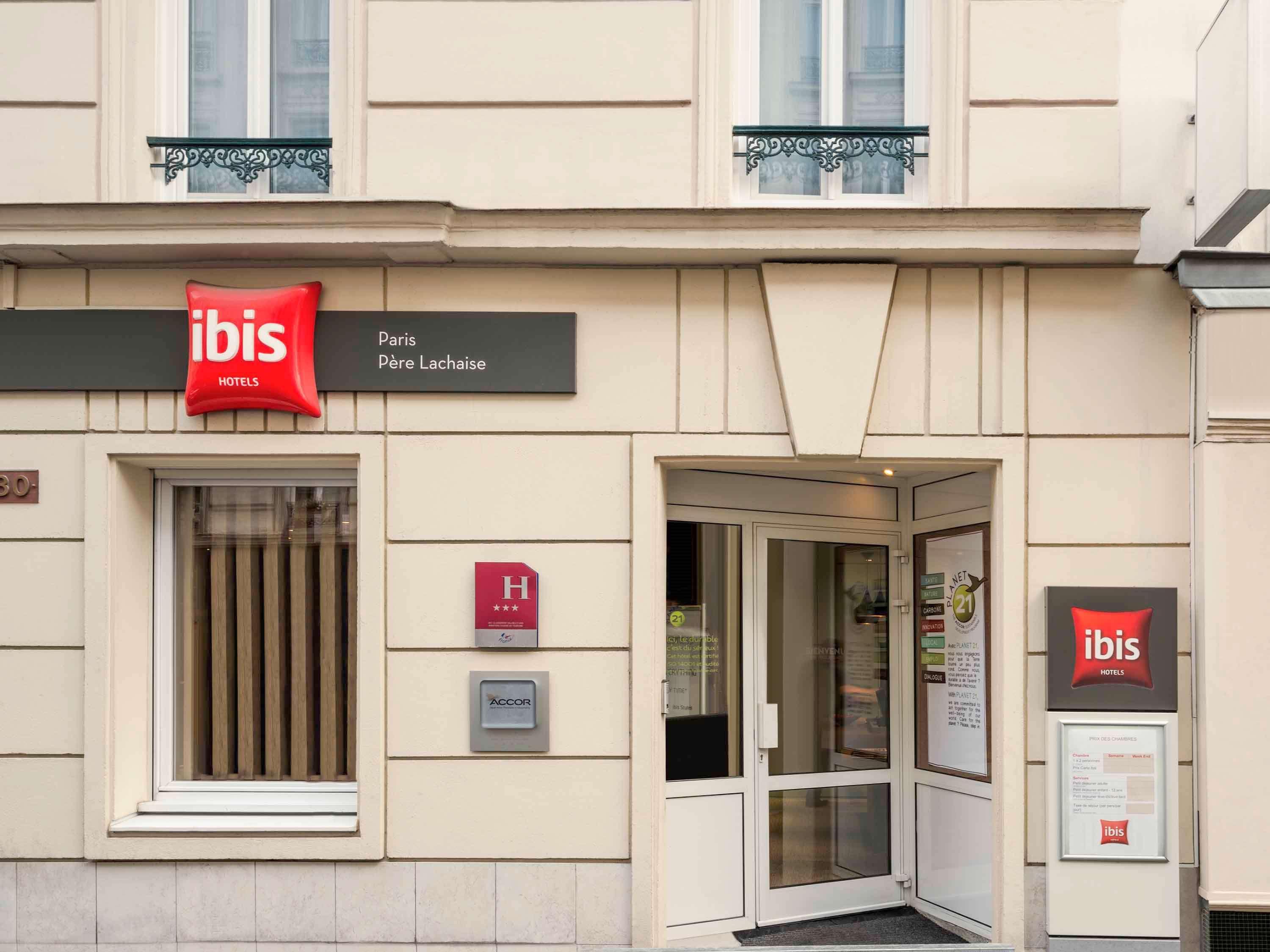 Hotel Ibis Paris Pere Lachaise Exterior foto